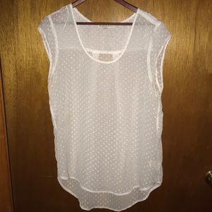 Like new sheer L blouse